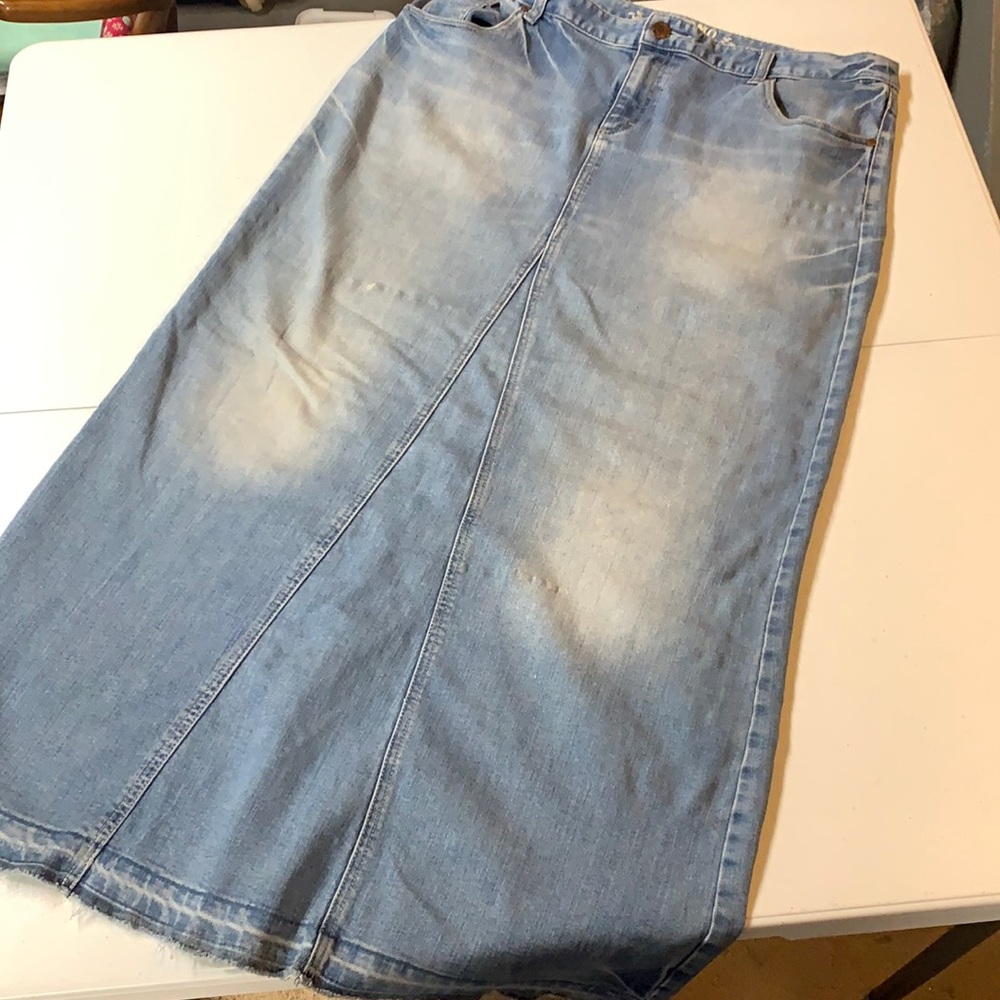 Mossimo Supply Co Maxi Denim Skirt